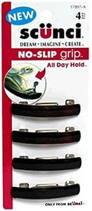 Scunci No Slip No Damage Barrette 4 ct