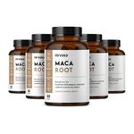 Nirvasa Maca Root Tablets for Men & Women (800mg) with Pure Maca Root Extract | Cholesterol-Free Maca Tablets for Improve Energy, Strength & Reproductive Health - 60x5 Tablets