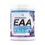 Believe Supplements Performance EAA - Essential Amino Acids Formula | Boost Muscle Recovery, Performance & Hydration | Sugar-Free & Delicious Flavors Available! (30 servings, Grape Freeze)