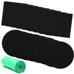 16 Pack Filters for Compost Bins,DanziX Kitchen Compost Pail Activated Carbon Filters Replacement with Compost Bag -8 Round,8 Square