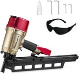Maxparts Framing Nail Gun NR2183 Plastic Collated Full-head Nails with Steel Magazine Pneumatic Tools for Housing Constructions