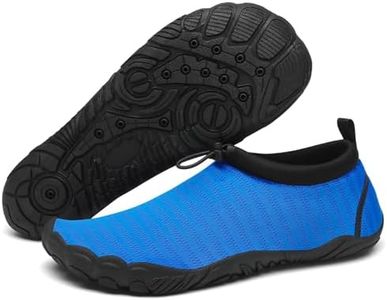 Mishansha Mens Toe Shoes Womens Wide Toe Box Water Shoes Quick Dry Non Slip Royal Blue 13 Women/11 Men