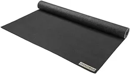 JadeYoga Voyager Yoga Mat - Lightweight & Portable Rubber Yoga Mat - Non-Slip Exercise Mat for Women & Men - Great for Yoga, Home Workout, Gym Fitness, Pilates, Stretching, and More (68" Black)