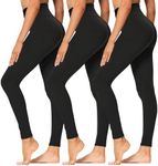 High Waisted Leggings for Women - Soft Athletic Tummy Control Yoga Pants for Cycling Dance Tights