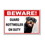 Masstone Beware of Dog Sign Board for Gate | Sign Board for Home (8x12 Inch) | Dog Warning Sign Board Rottweiler | Emergency Sign Board | Sign Board for Home Pack of 1