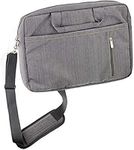 Navitech Grey Premium Messenger Bag - Compatible with The Disney D7500PDD 7" inch