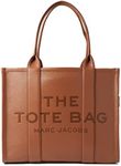 Marc Jacobs Women's The Leather Large Tote Bag, Argan Oil, 1SZ, The Leather Tote Bag