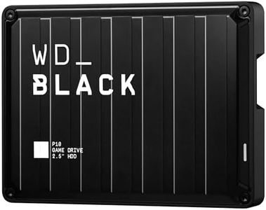 WD_BLACK 6TB P10 Game Drive, Portable External Hard Drive, Works with PlayStation, Xbox, & PC - WDBZ7D0060BBK-WESN