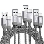 USB C Cable Fast Charge [4pack,1M+2M+2M+3M],USB Type C Charger Cable Charging Lead For Samsung Galaxy S24 S23 S22 S22+ S21 S20 FE Plus Ultra,A52 A72 A32 A42 A51 A71 A12 A22,Note 20 10 9 8,Mi 11 10