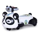 Toyzone Panda Magic Car | Ride-on Baby Car| Swing Car | Comfortable Seats & Durable | Twister Ride on | Magic Toy Car | Steering Music & Lights | for Kids Age 2+ (Panda Magic Car)