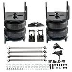 maXpeedingrods Universal Air Bags Suspension Kit Weld-On Triangulated 4 Link Suspension Kit 5000lbs with 2500 Air Spring Bags & Air Ride Suspension Rear Mounts Lift Kit