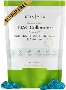 Sugar-Free NAC Gummies (975mg), N-Acetyl Cysteine Supplement with Milk Thistle, Glutathione, & Selenium, NAC Complex for Energy, Respiratory Health, Liver Detox & Cleanse, Kidney, Antioxidant Support