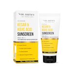 Dr. Sheth's Kesar & Kojic Acid Sunscreen with SPF 50 Pa++++ | For Pigmentation-Free Skin | No White Cast & Light Weight | For Daily Moisturization | For All Skin Types | 50 g
