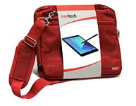 Navitech Red Sleek Premium Water Resistant Shock Absorbent Carry Bag Case For The KOCASO MX9200 9-Inch High Resolution Google Android Tablet