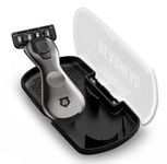 BEARHEAD Head Razor for Men | Skull Shaving Razor for Bald Men | Precision Blades Nick-Free | Sure-Grip Shower Handle | Easy Clean Blades | Travel Case