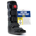 Brace Direct Air CAM Walker Fracture Boot Tall- Full Medical Recovery, Protection and Healing Walking Boot - Toe, Foot or Ankle Injuries, Fractures and Sprains