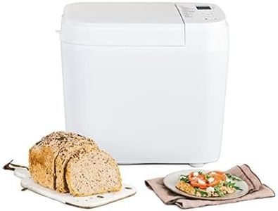 Panasonic SD-B2510 Automatic Bread maker, 21 Programmes, 4 Gluten-Free Mode, Dual Temperature Sensors, 13 Hours Digital Timer, White