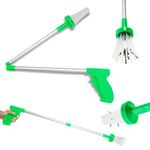 Green Haven Extendable Spider Catcher - Foldable Long Handle for Gentle Insect Removal - Safe Pest Control for Home and Garden - Effective Bug Trap for Spiders, Wasps, Bees, Moths