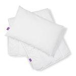 Snüz Cot Duvet & Pillow Bundle 4.0 Tog – 100 x 120cm – Made with Breathable Hollowfibre – 12+ Months