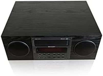 Sharp CD-BH350 Micro Audio Component System with 5 CD Changer, Bluetooth, FM Radio & USB Playback - 50 Watts RMS