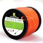 Viabrico 2.4mm String Trimmer Line, Weed Wacker Eater String, Commercial Grade Square Nylon String Trimmer Line Replacement for String Trimmer Weed Trimmer 2.4mm-180M-3lb-Spool