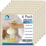 6 PCS Reusable Cheesecloth, Grade 1