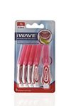 iWave Interdental Brushes Fine Size 0.5 mm Red Pack of 5 – Interdental Cleaning Brushes for Total Teeth Cleaning Plaque Removal Tool