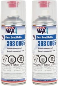 SprayMax 3680065 2K Matte Clear Coat 400 ml (2 Pack)
