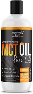 Organic Pure 99.2% C8 MCT Oil - Keto, Paleo, Brain & Heart Health - Fast & Sustainable Ketosis, Focus, Energy - Coffee, Shakes, Salads, Cooking - Flavorless, Non-GMO, 16 Fluid Oz