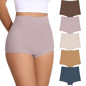 FallSweet No Show Boy Shorts Underwear for Women Seamless Panties Boxer Briefs Pack(Mix2, L)