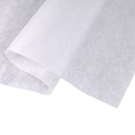 Fusible Interfacing Fabric - Medium Weight 100cm Wide White Non Woven Single Sided Iron On Interfacing Iron on Fabric for Sewing, Quilting, Topstitching, Crafting, Collars and Dress Making (1m)