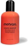 Mehron Makeup Liquid Face & Body Paint (4.5 oz) (Glow Orange)