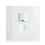 Sensky 3 in 1 PIR Motion Sensor Light Switch with Occupancy Sensor/Vacancy Sensor/On-Off,2-Wire Technology, 5A, AC110~265V,PC Fireproof(No Neutral Wire Required)