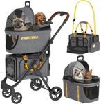 PAWZIDEA Double Pet Stroller with 2
