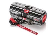 WARN 101130 AXON 35-S Synthetic Rope Powersport Winch, Black, One Size