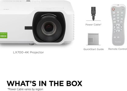 ViewSonic 4K UHD Laser Projector – 3500 Lumens, 240Hz, HDR, 300" Display