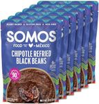 SOMOS Chipotle Refried Black Beans 