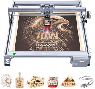 Creality 10W Laser Graviermaschine, Laser Cutter Lasergravur Maschine mit 0,06mm hoher Präzision, 10000mm/min Geschwindigkeit für Holz, Acryl, Leder, Gravurbereich 400 x 415 mm