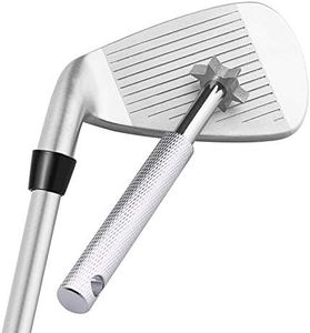 Golf Cleaner Golf Club Groove Sharpener Groove Cleaner for All Irons Pitching Sand Lob Gap and Approach Wedges and Utility Clubs, Re-Grooving Cleaning Tool Accessories