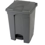 45 Litre Step On Container Waste Bin, Pedal Bin Plastic, Grey by Chabrias Ltd