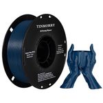 Carbon Fiber PETG Filament 1.75mm, TINMORRY 3D Printing Filament, Compatible with Bambu Lab FDM 3D Printer, 1 KG 1 Spool, Carbon Blue