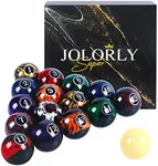 JOLORLY Dark Marble-Swirl Billiard 