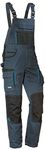 Uvex Tune-Up Long Work Trousers for Men - Elastic Waistband Dungarees with Knee Pockets - Blue - 50