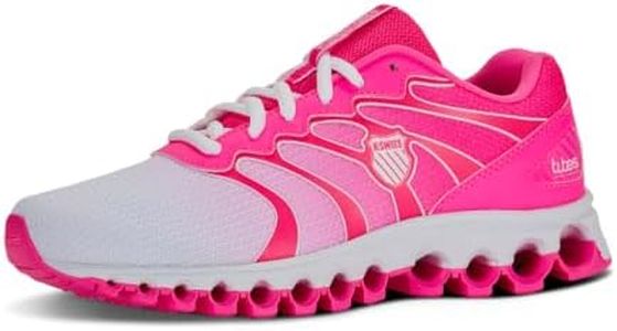K-Swiss Women's Tubes 200 Training Shoe, Neon Pink/White, 9.5 M