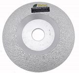 SHDIATOOL 5-Inch Diamond Grinding Cup Wheel for Granite Marble Iron Steel Masonry Convex Vacuum Brazed Grinding Disc Fits 7/8 Inch Arbor