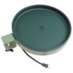 Farm Innovators GBD-75 3-In-1 Heated Birdbath, 75-Watt, Green