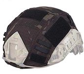 H World Shopping Outdoor Airsoft Paintball Tactical Military Gear Combat Fast Helmet Cover (MCBK)