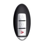 StandardAutoPart 3 Button Proximity Smart Key Fob Compatible with Nissan Titan Pathfinder Murano 2015 2016 2017 2018 KR5S180144014 S180144304 (433 MHz)