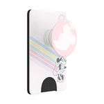 PopSockets Phone Wallet with Expanding Phone Grip, Phone Card Holder, Disney PopWallet - Minnie Rainbow