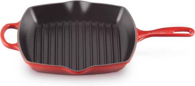 Le Creuset Signature Cast Iron Grillit Frying Pan, 26cm – Cerise Red